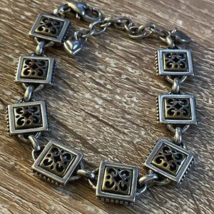 Brighton Taiwan Silvertone Filagree Bracelet (Retired)